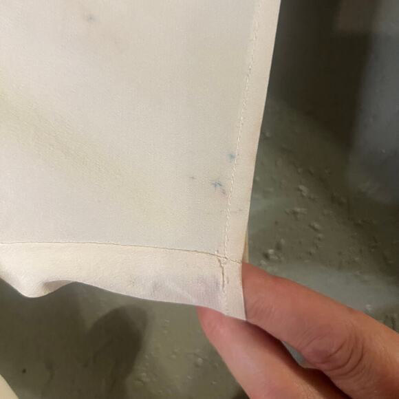 Laura & Jane Collection Womens Silk Blouse w/Pocket M Old Money Foundation Piece - Picture 11 of 11